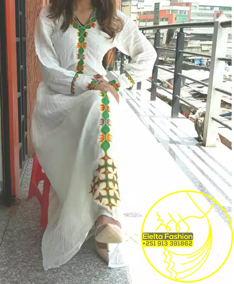 Ethiopian Traditional Dress Fashion ELELTA11