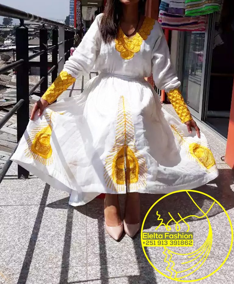 Ethiopian Traditional Dress Fashion ELELTA3
